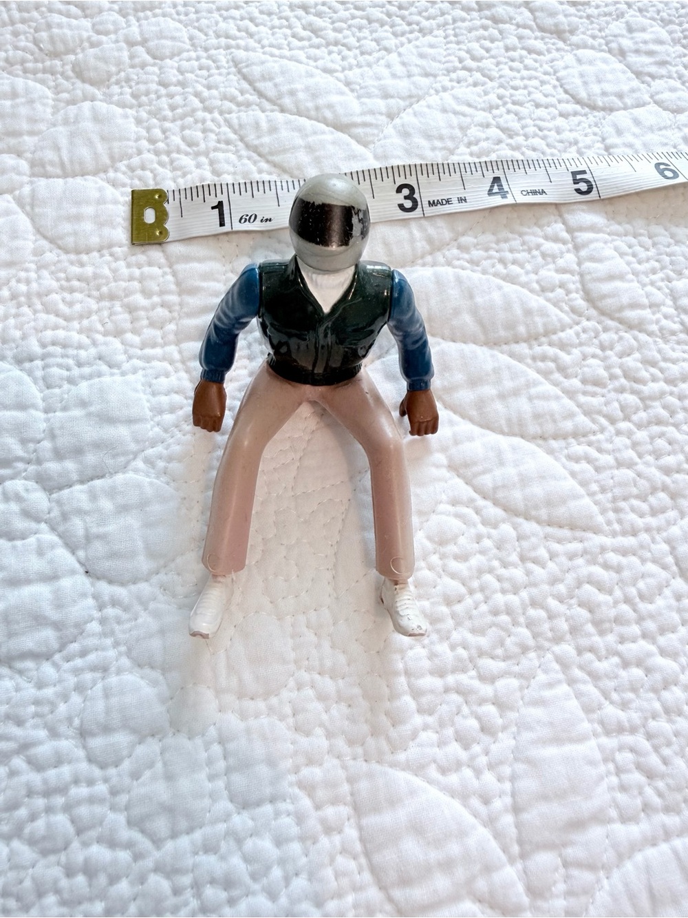 Vintage Stomper #824 All Terrain Cycle Rider Blue 3.5" Action Figure Schaper